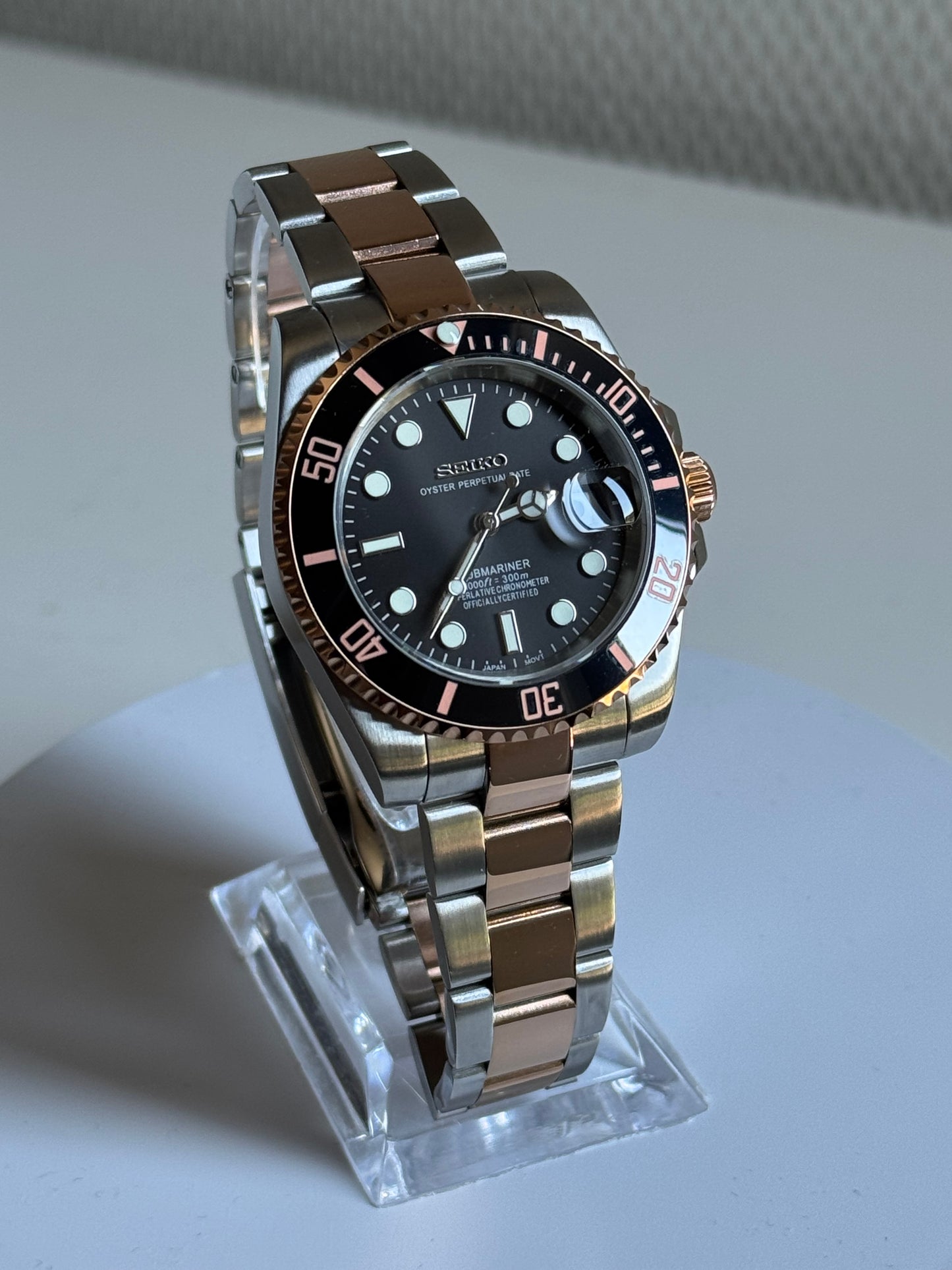 Seikomariner rose duo tone