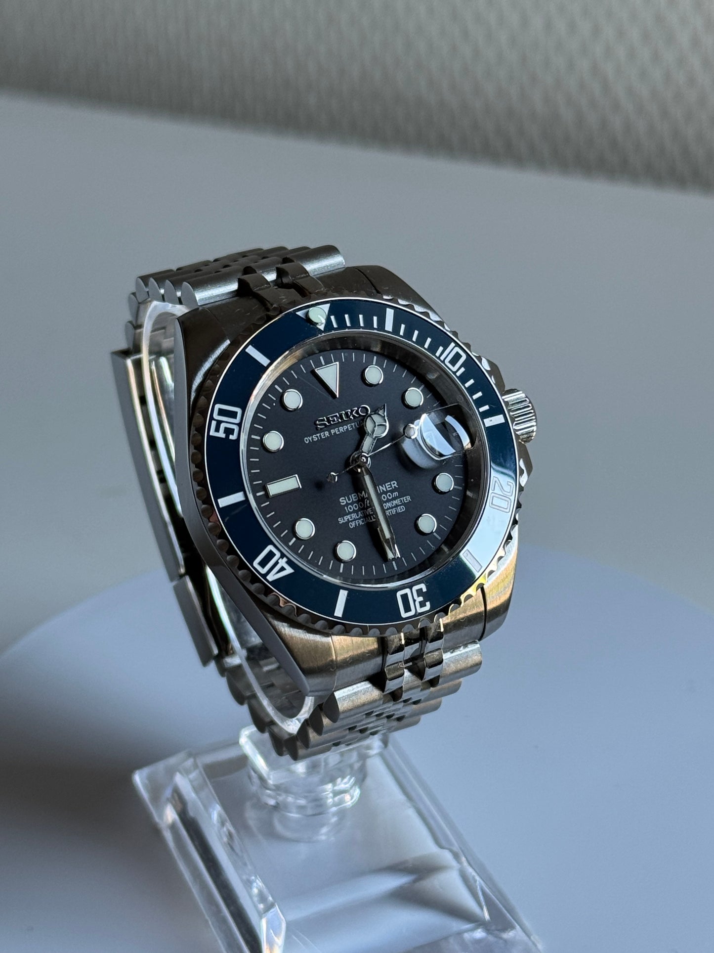 Seikomariner silvery blue
