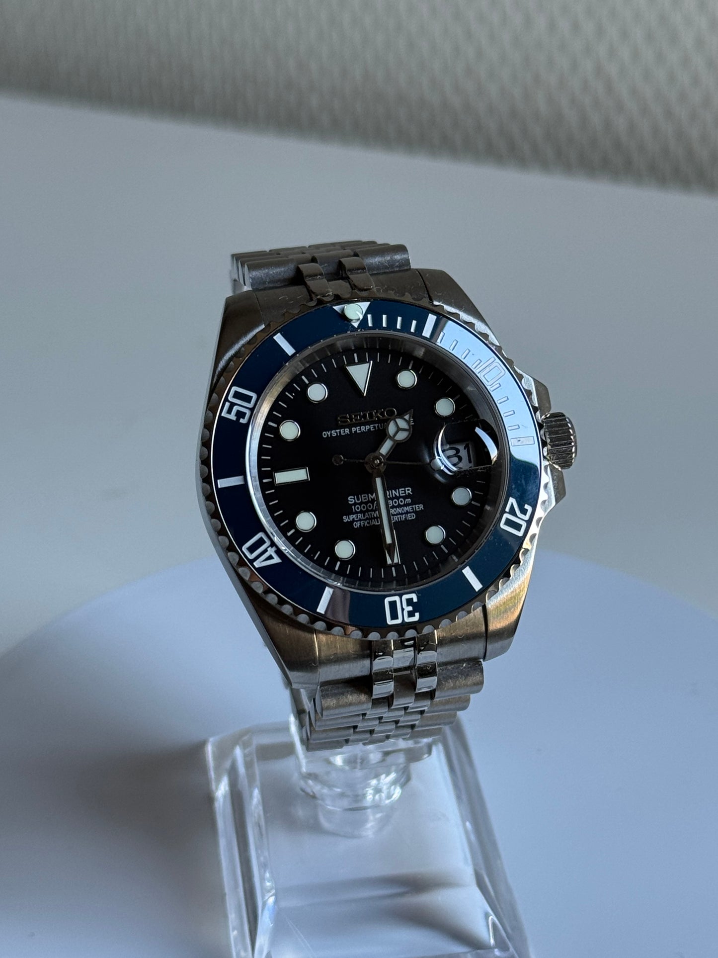 Seikomariner silvery blue