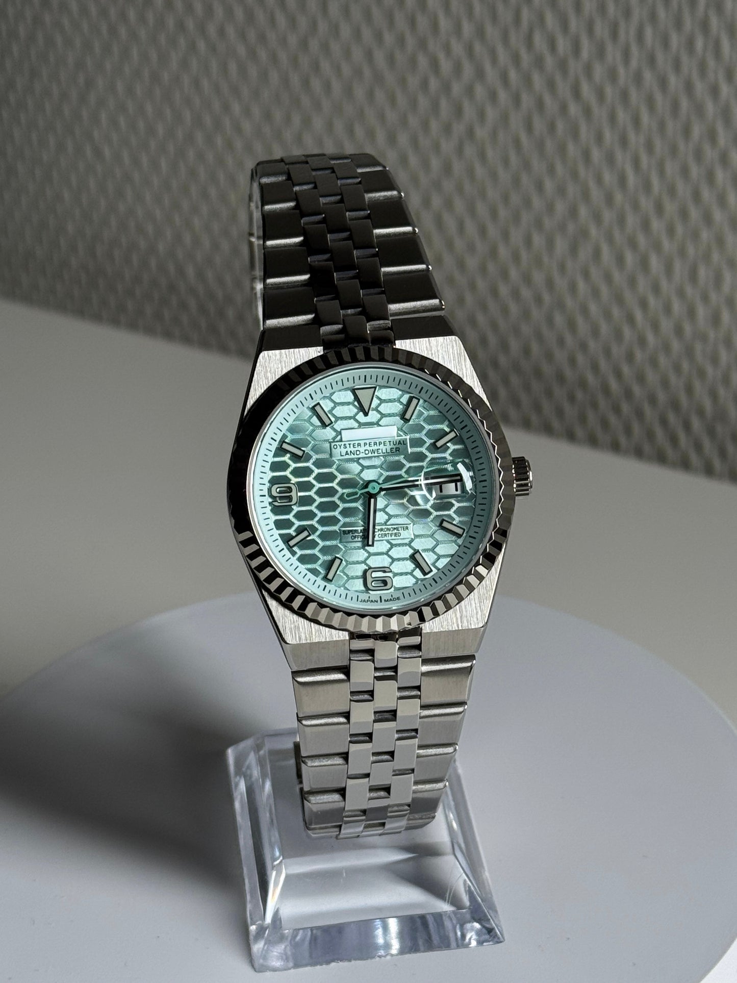 Land dwelleiko licht blauw