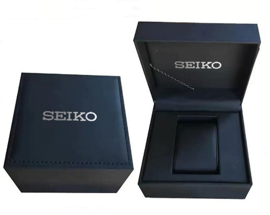 Uitgelichte accessoires) Zwarte Seiko doos