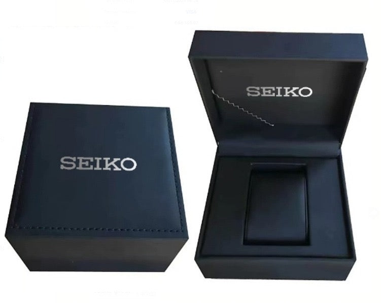 Uitgelichte accessoires) Zwarte Seiko doos