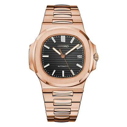 Nautiko rose gold black