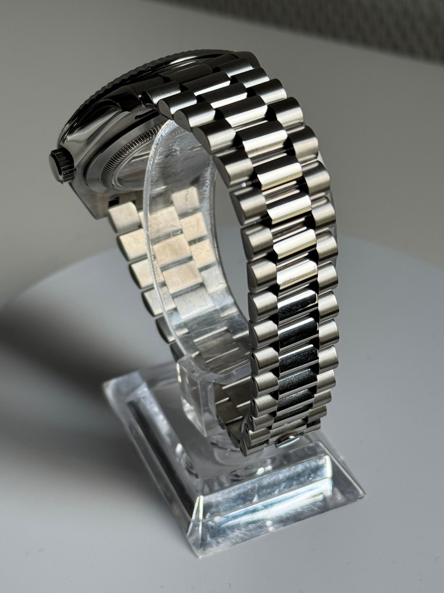 Seiko date blauw