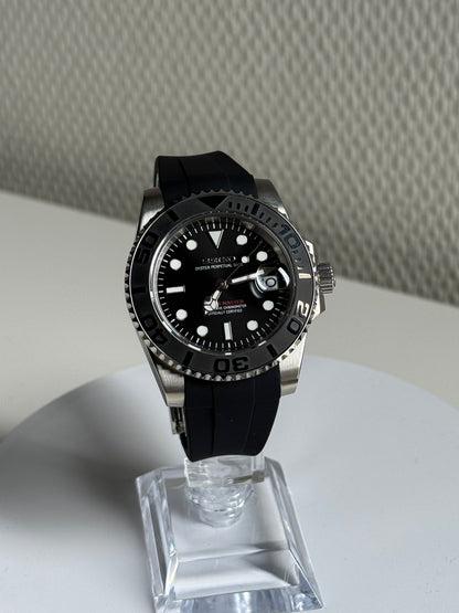 Seikomariner silber-schwarzer Yachtmaster