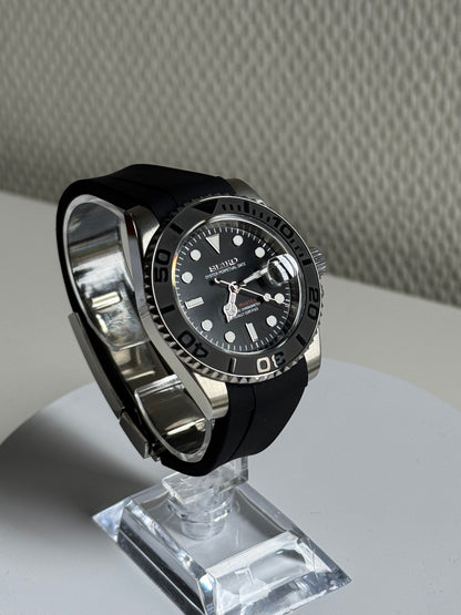 Seikomariner silber-schwarzer Yachtmaster