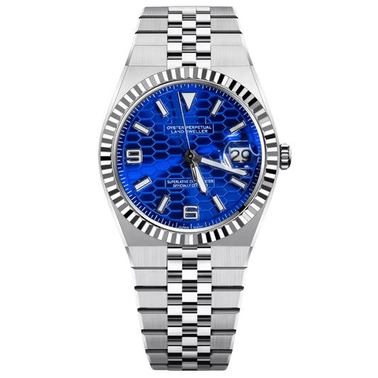 Land dwelleiko blauw