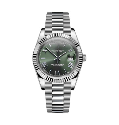 SeikoDate mint groen romijns