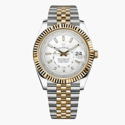 Seikojust | skydweller duo tone goud wit