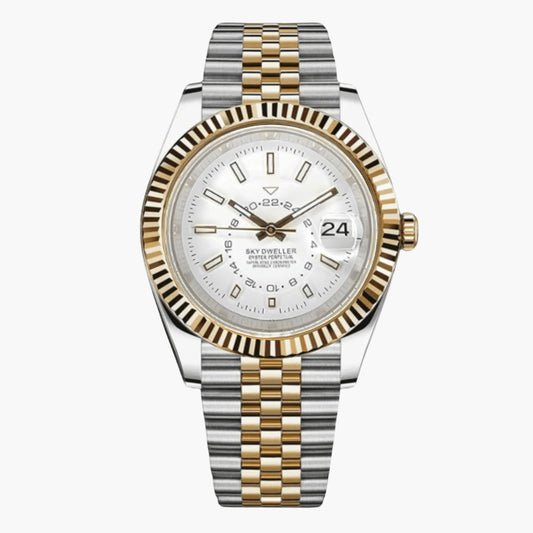 Seikojust | skydweller duo tone goud wit