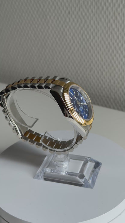 Seikojust | skydweller duo tone goud blauw