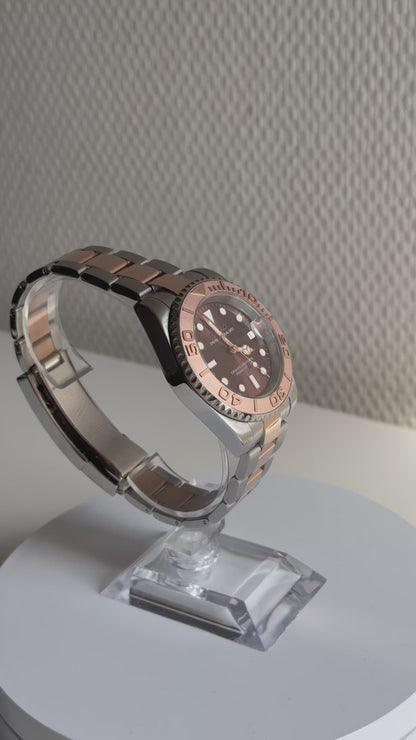 Seikomariner duo tone rose goud yacht master